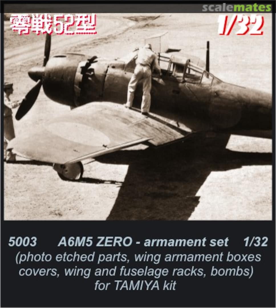 Boxart A6M5 - armament set 5003 CMK