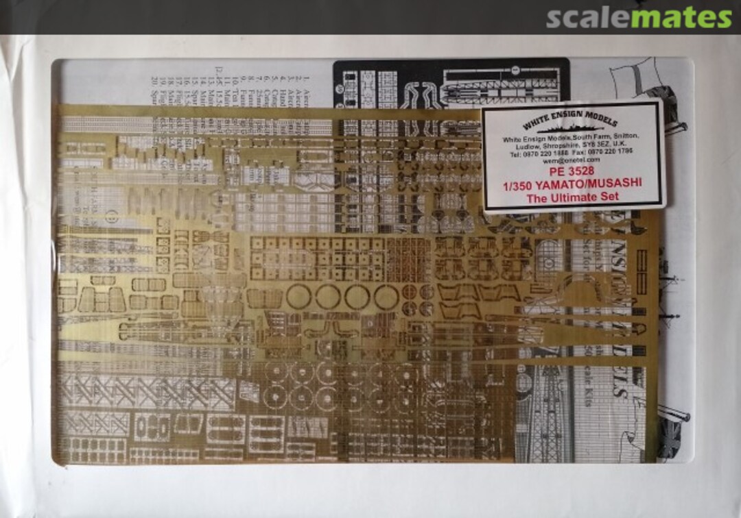 Boxart Yamato/Musashi PE 35028 White Ensign Models