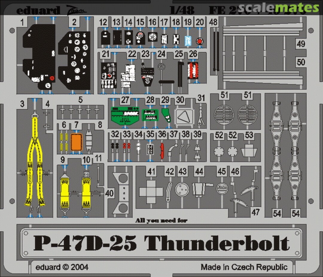 Boxart P-47D-25 FE270 Eduard