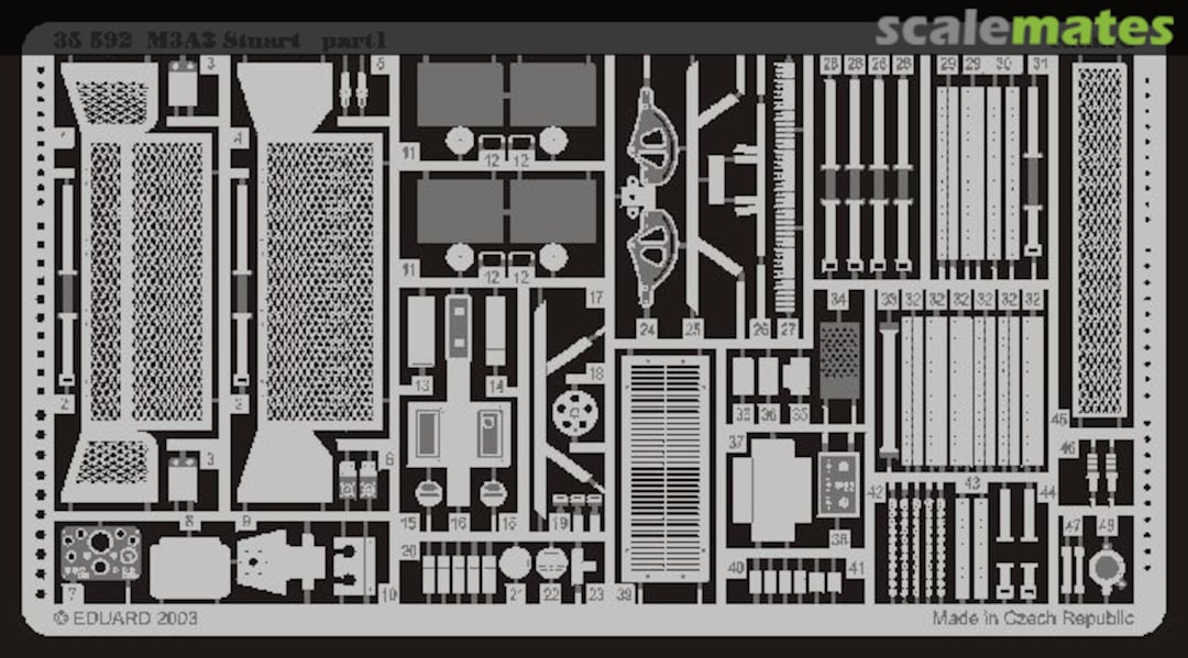 Boxart M3A3 Stuart 35592 Eduard