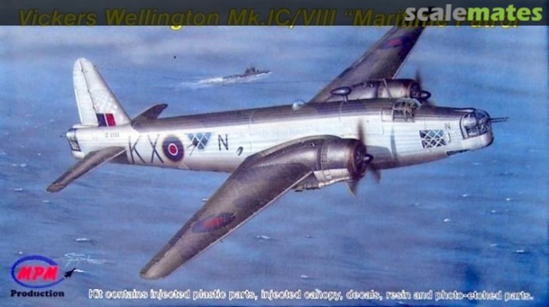 Boxart Vickers Wellington Mk.IC/VIII 72540 MPM Production