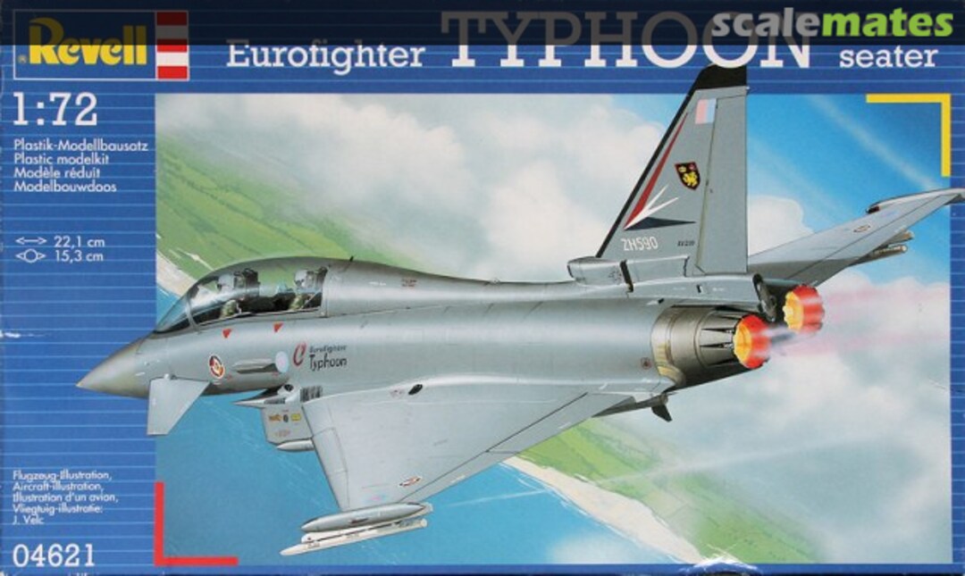 Boxart Eurofighter Typhoon double seater 04621 Revell