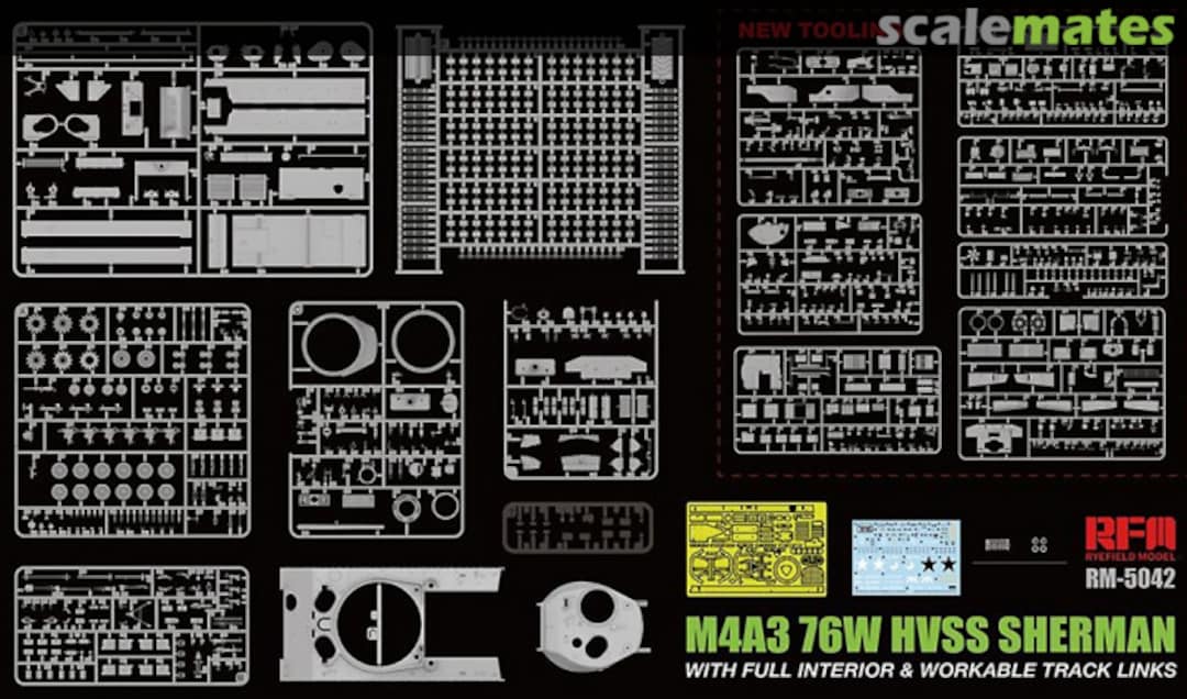 Contents M4A3 76W HVSS Sherman RM-5042 Rye Field Model