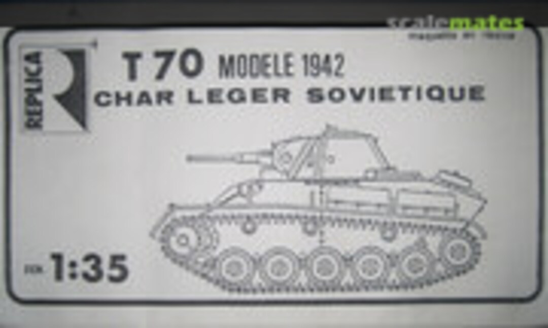 1:35 T70 Model 1942 Soviet Light Tank (Replica unknown)