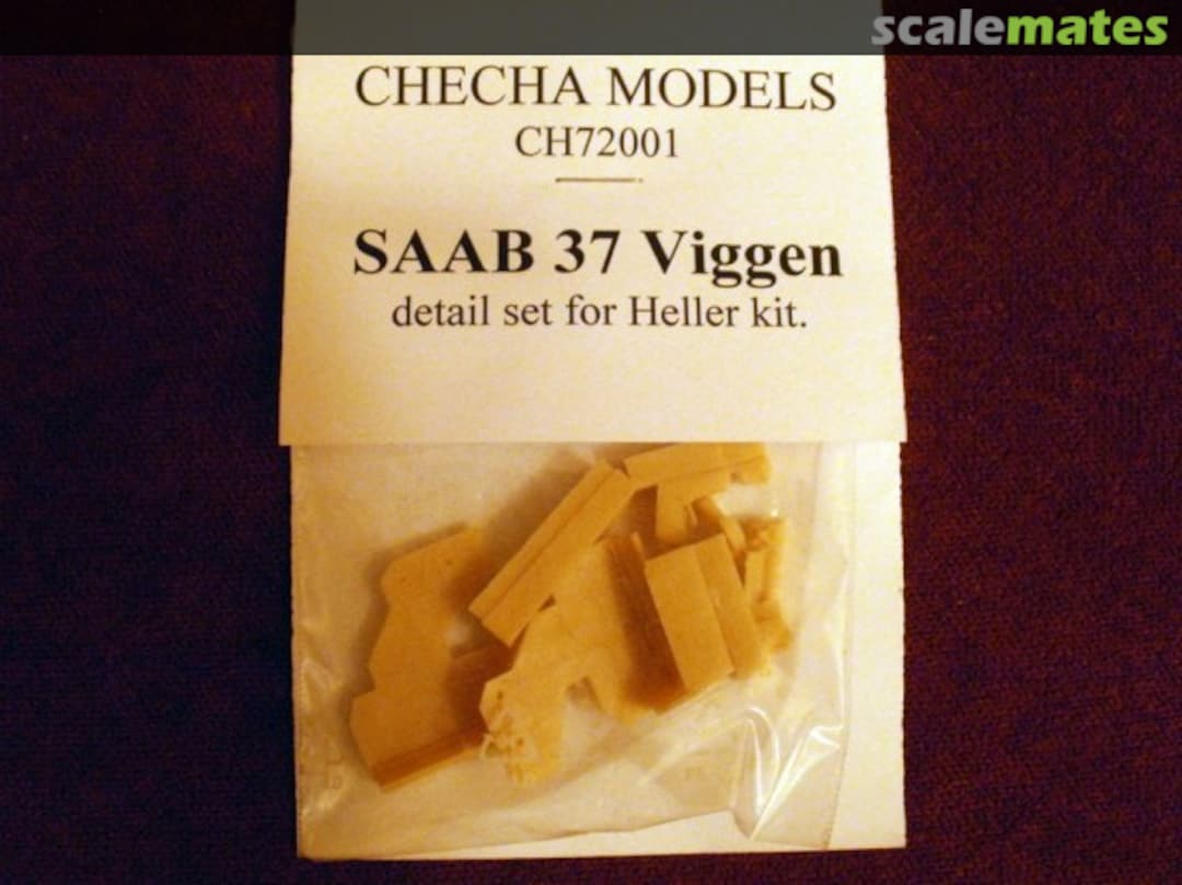 Boxart SAAB 37 Viggen CH72001 Checha Models