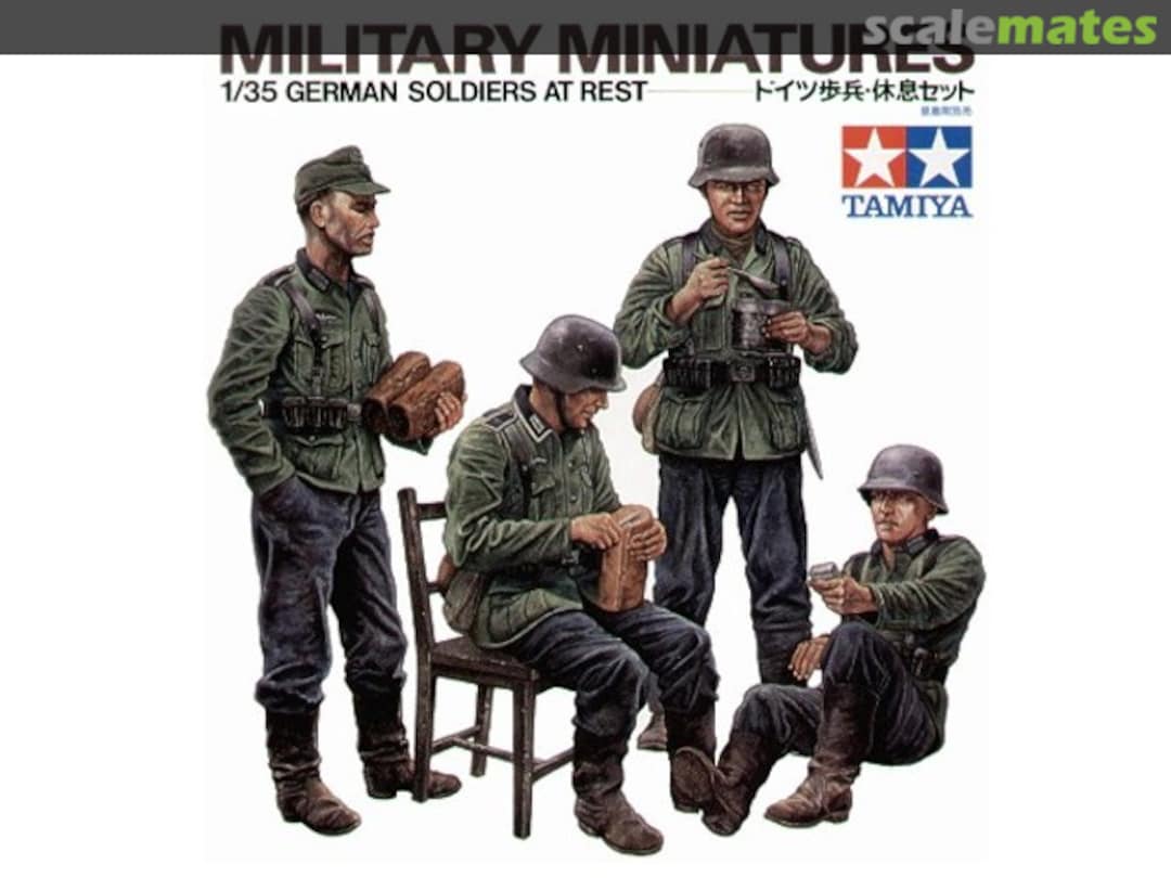 Boxart Soldiers At Rest 35129 Tamiya