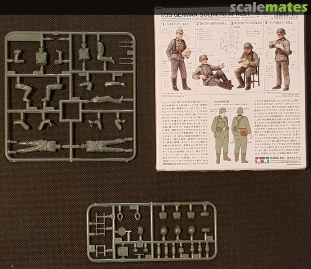 Contents Soldiers At Rest 35129 Tamiya