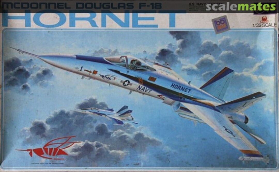 Boxart McDonnel Douglas F-18 Hornet S23 Hasegawa/Hales