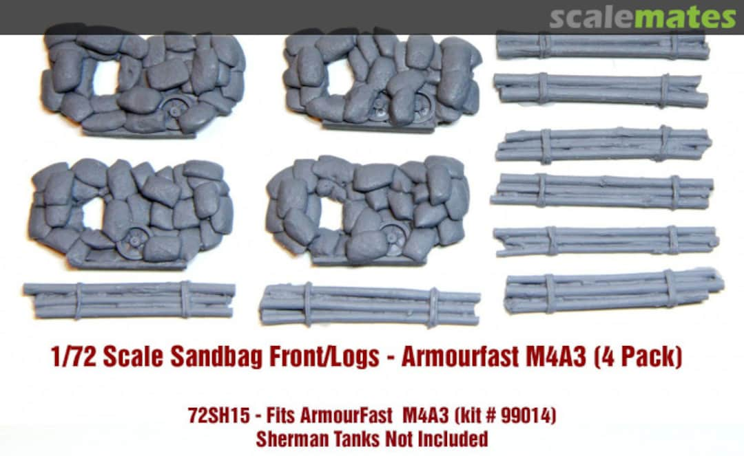 Boxart Sand Bag Fronts/Logs 72SH15 Value Gear