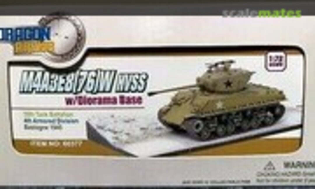 1:72 M4A3E8(76)W HVSS w/Diorama Base (Dragon Armor 60377)