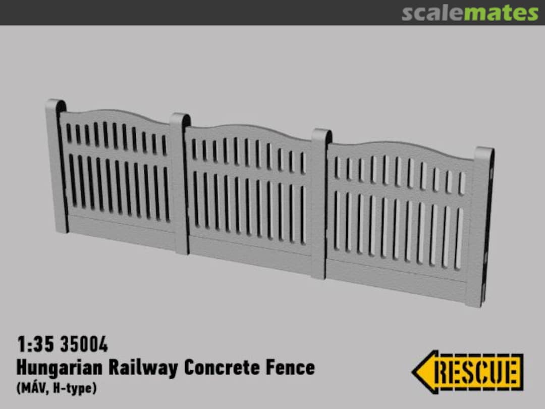 Boxart Hungarian Railway Concrete Fence (MAV) 35004 Rescue Models