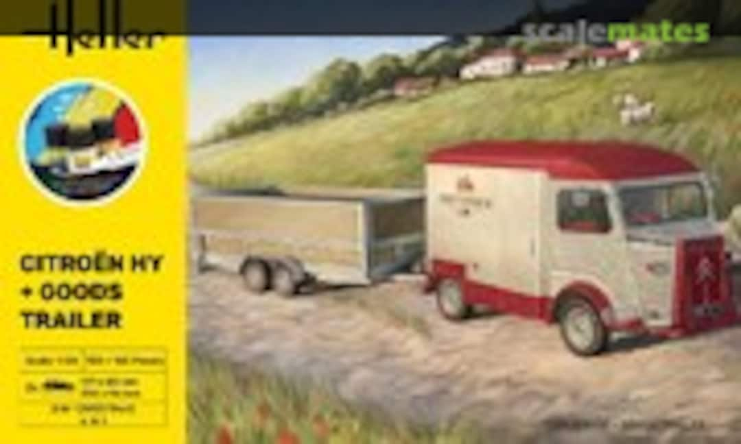 1:24 Citroën HY + Goods Trailer (Heller 52331)