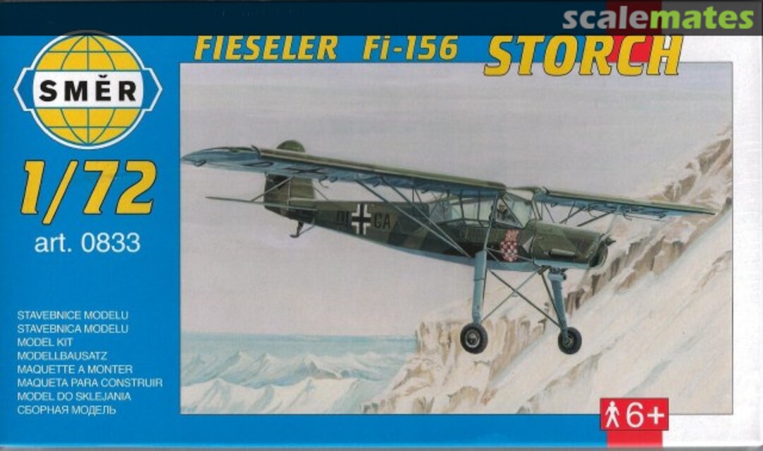 Boxart Fieseler Fi-156 Storch 0833 Směr