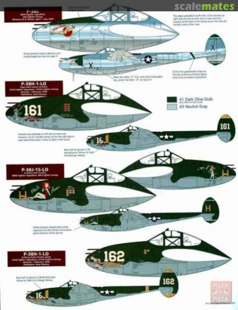 Boxart P-38 H/J/L CED72033 Cutting Edge Modelworks