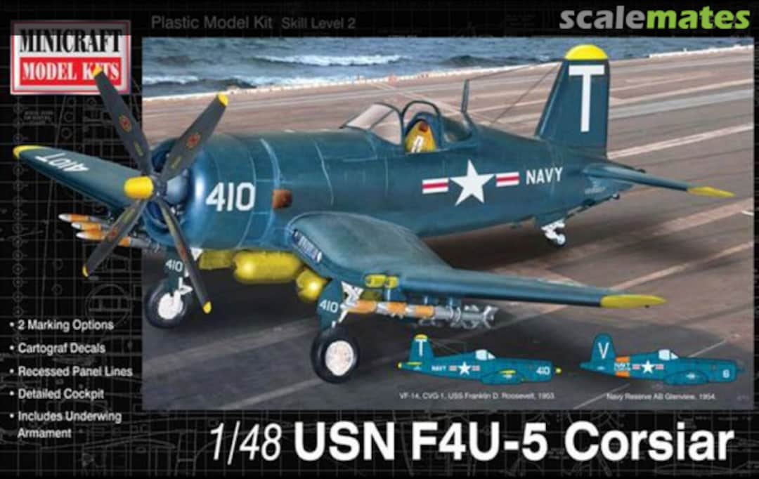 Boxart USN F4U-5 Corsiar 11682 Minicraft Model Kits