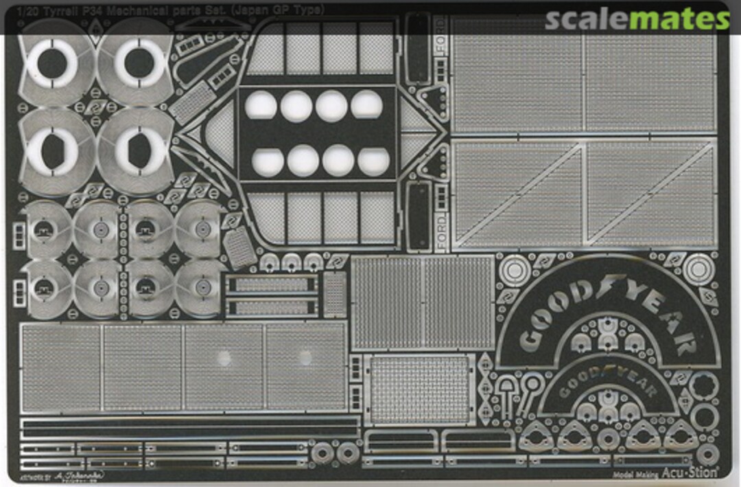 Boxart Tyrrell P34 Mechanical Parts Set (Japan GP Type) ACS8802 Acu-Stion