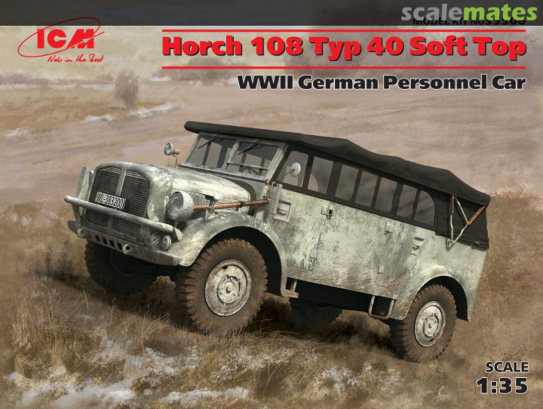 Boxart Horch 108 Typ 40 Soft Top 35506 ICM