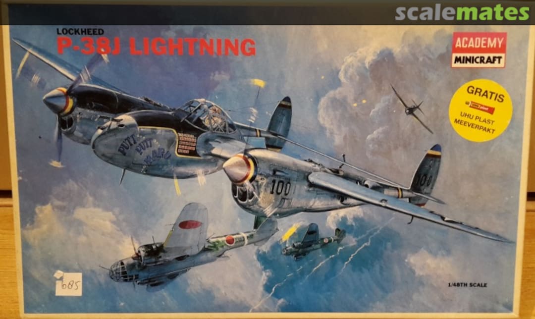 Boxart Lockheed P-38J Lightning 2126 Academy/Minicraft