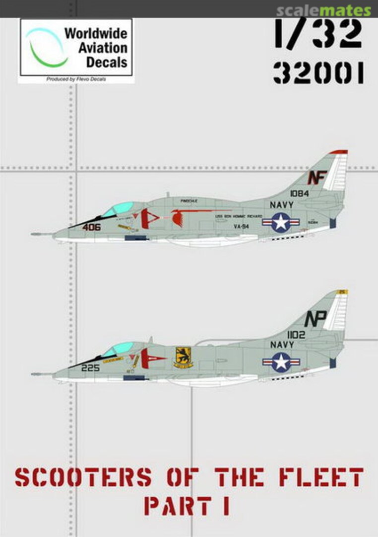 Boxart Scooters of the Fleet part 1 32001 Worldwide Aviation Decals