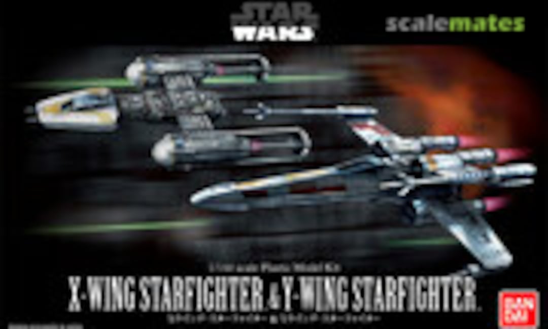 1:144 X-Wing Starfighter &amp; Y-Wing Starfighter (Bandai 0228377)