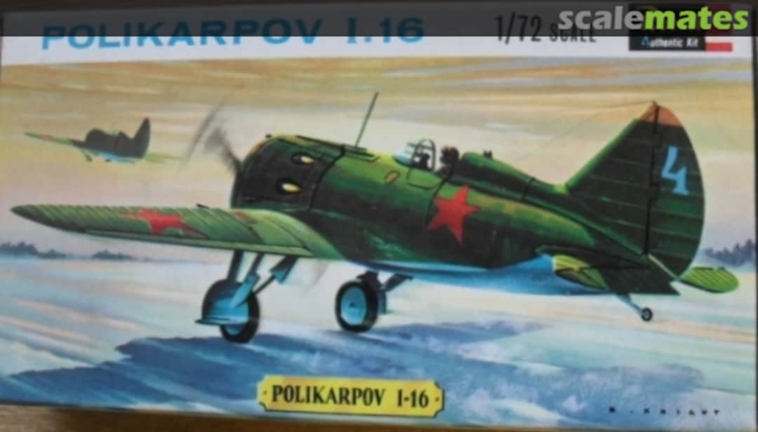 Boxart Polikarpov I.16 H-635 Revell (Great Britain)