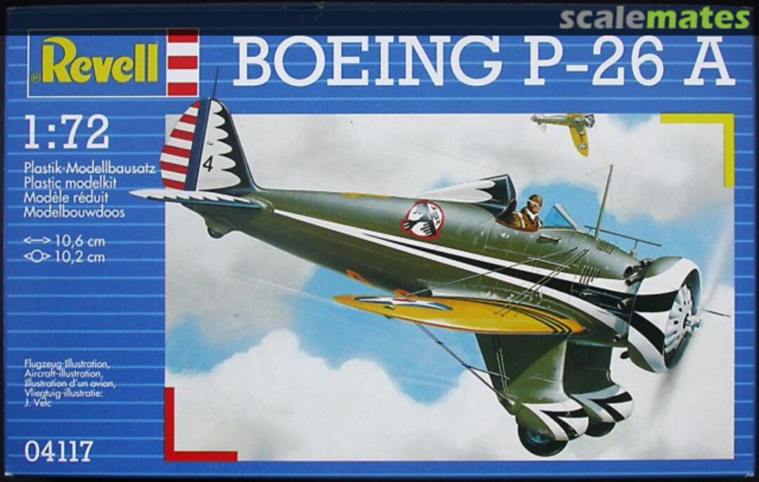 Boxart Boeing P-26 A 04117 Revell