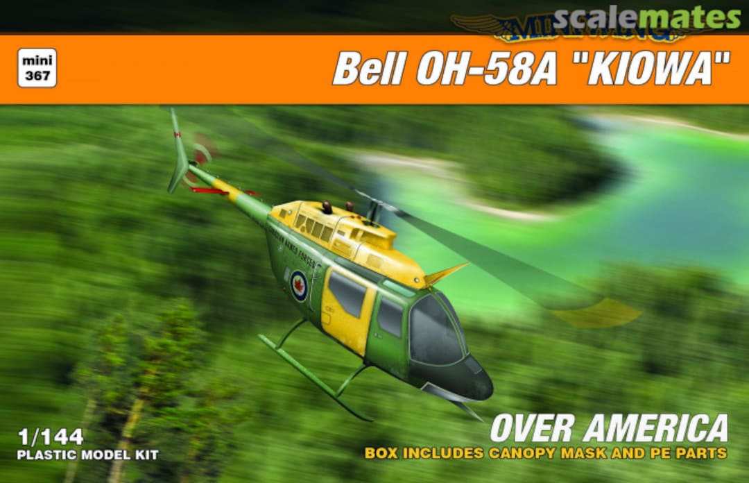 Boxart Bell OH-58A Kiowa MINI367 Miniwing