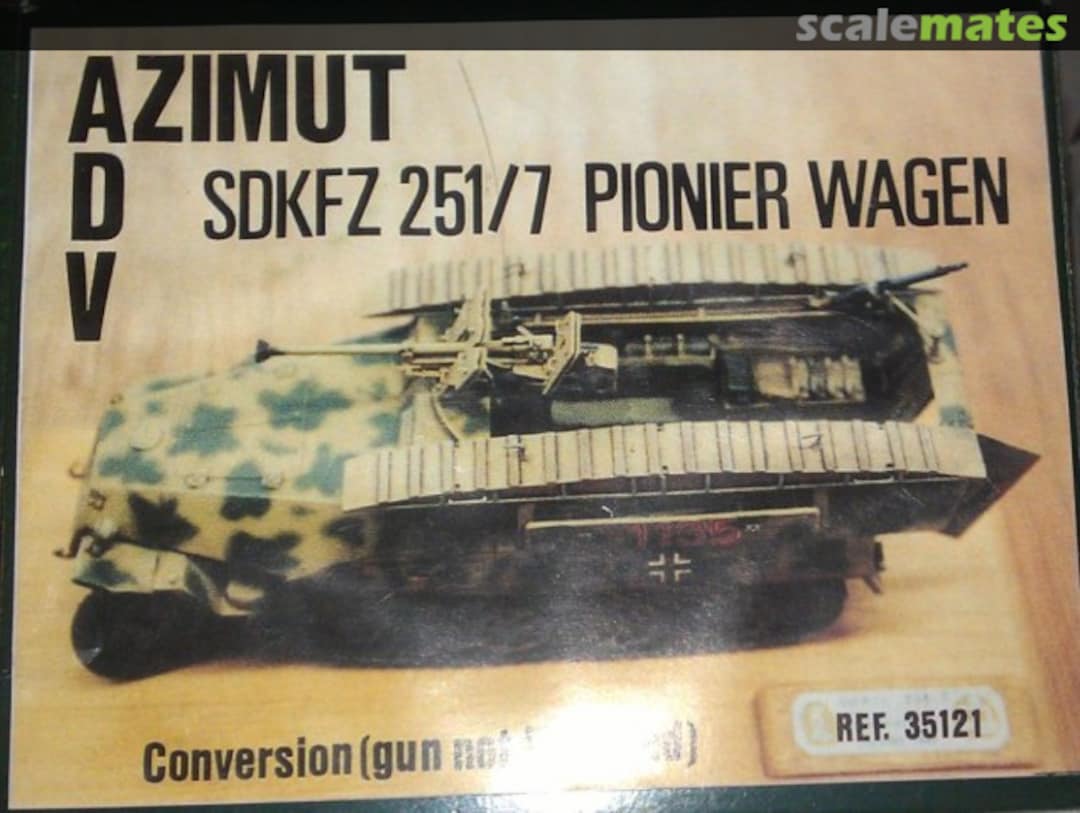 Boxart SdKfz 251/7 Pionier Wagen 35121 Azimut