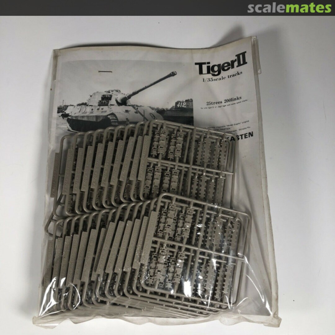 Boxart Tiger II Tank Tracks K-7 Modelkasten