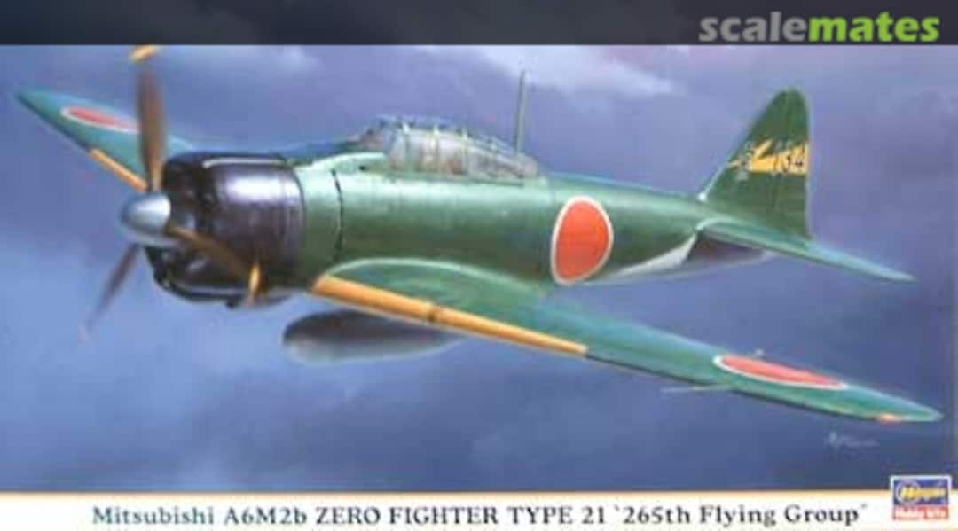 Boxart Mitsubishi A6M2b Zero Fighter Type 21 `265th Flying Group´ 09573 Hasegawa