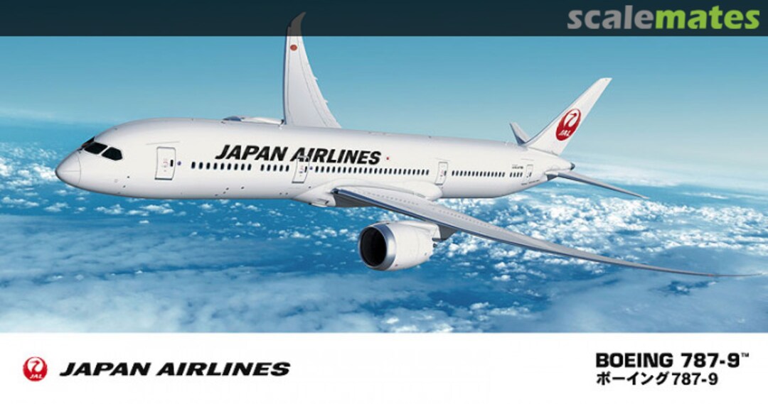 Boxart Boeing 787-9 Japan Airlines 10722 Hasegawa