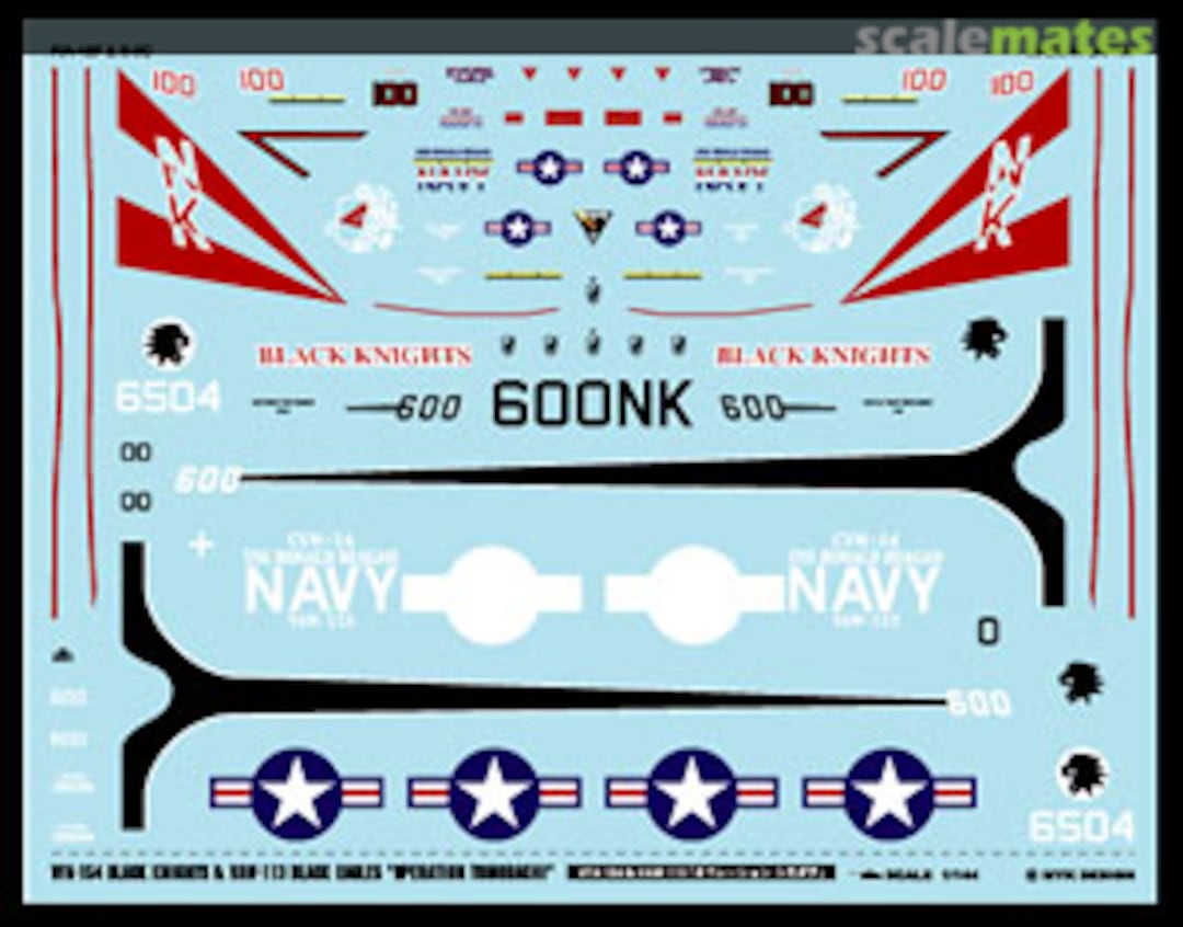 Boxart VFA-154 Black Knights & VAW-113 Black Eagles `Operation Tomodachi` A-279 MYK Design