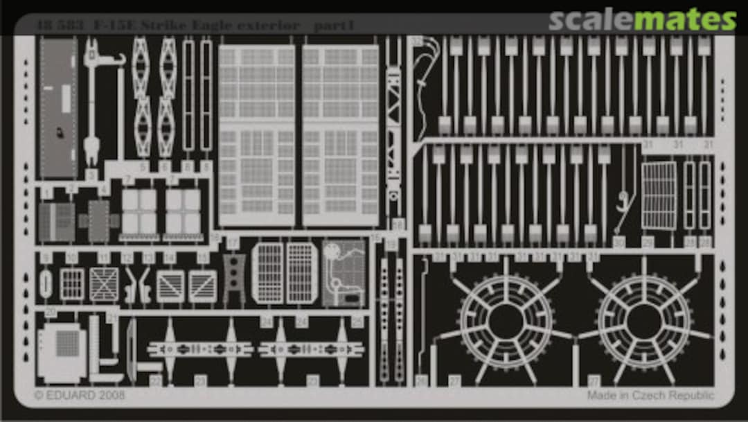 Boxart F-15E exterior 48583 Eduard