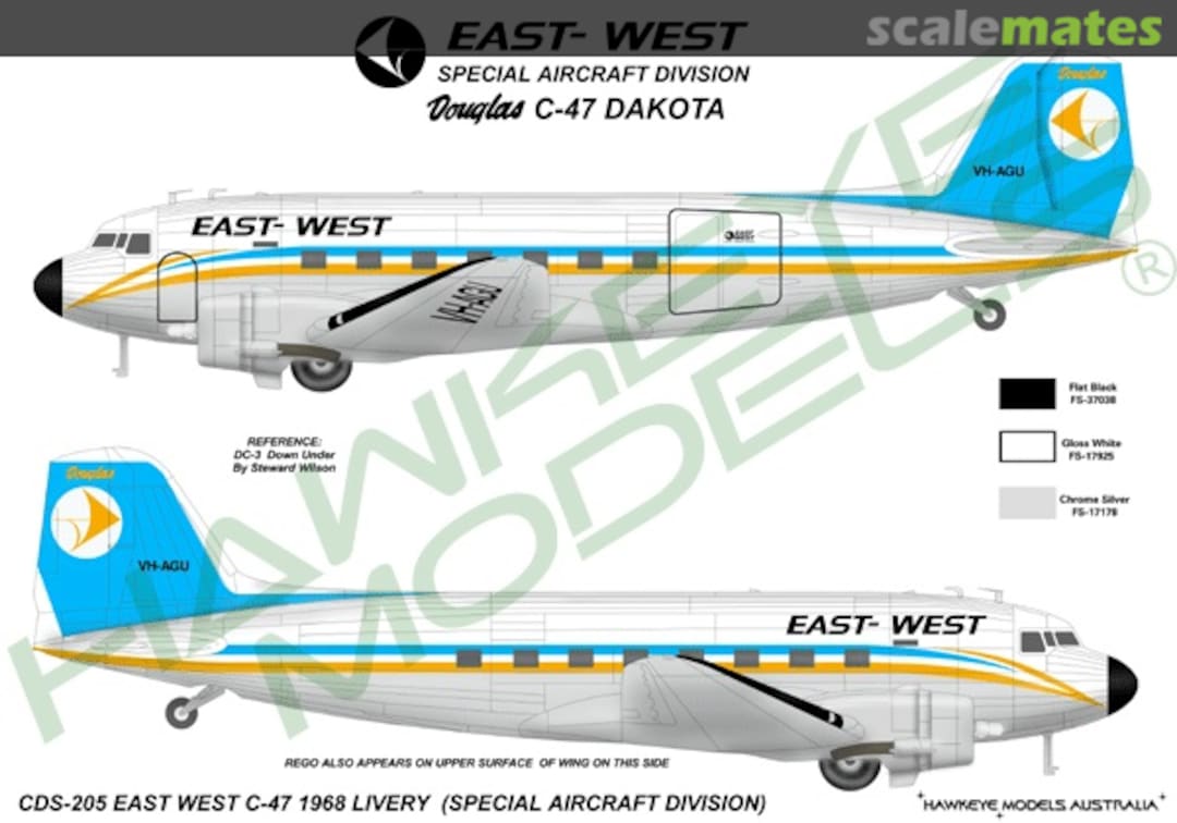 Boxart East-West C-47 CDS-205 Hawkeye Models