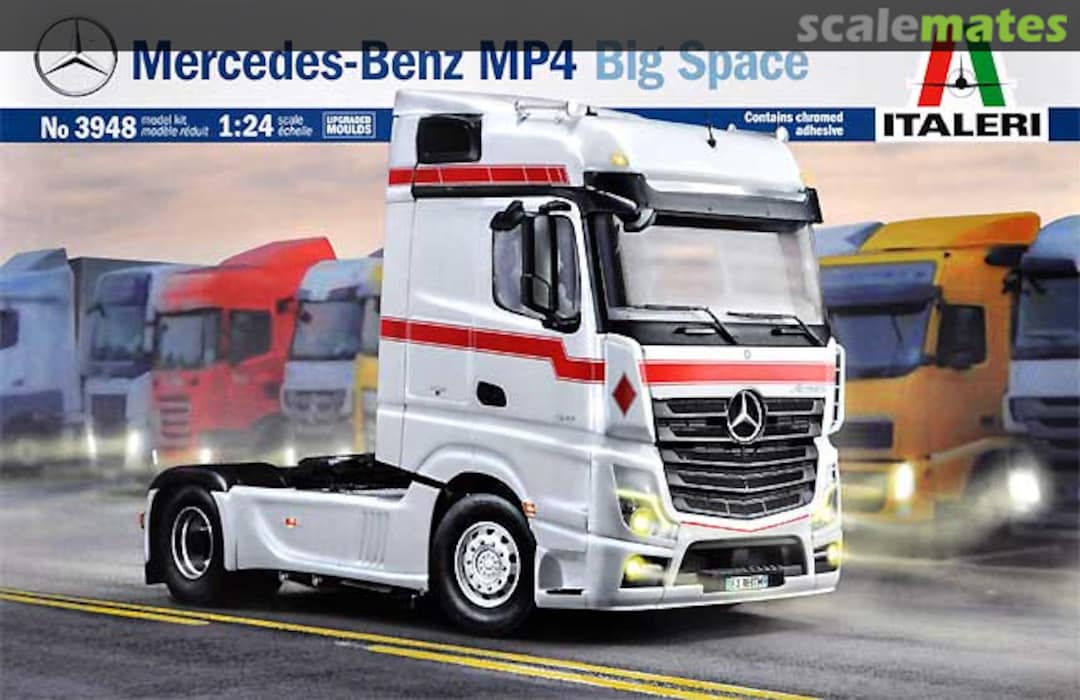 Boxart Mercedes Benz MP4 Big Space (Middle Roof) 3948 Italeri