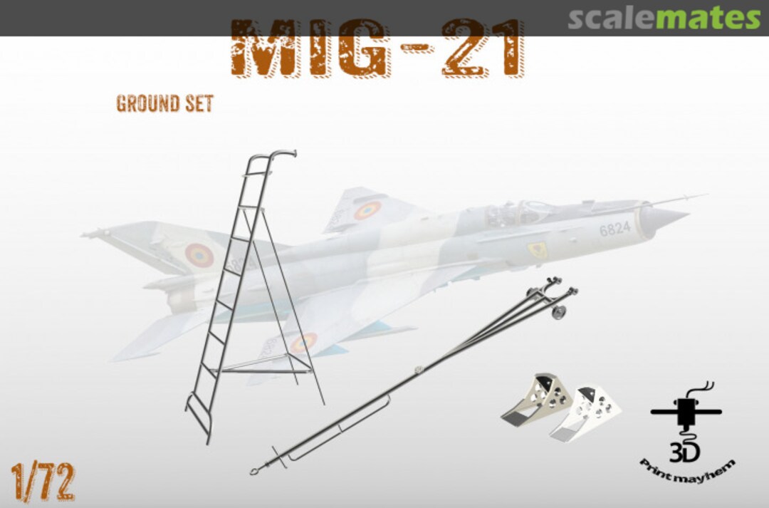 Boxart Mig-21 Ground set 3DPM72028 3D Print Mayhem