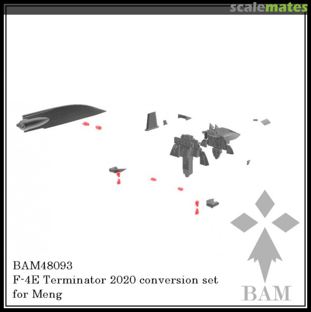 Boxart F-4E Turkish Terminator 2020 conversion set BAM48093 BAM Models