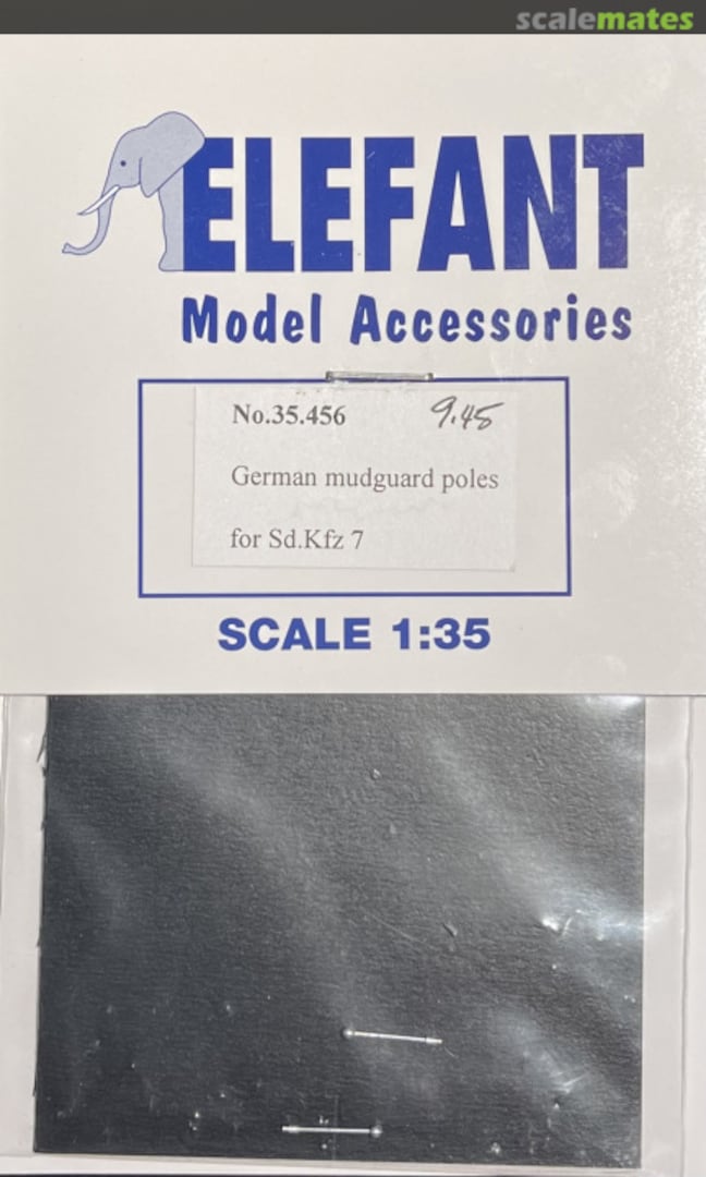 Boxart German Mudguard Poles 35.456 Elefant Accesories