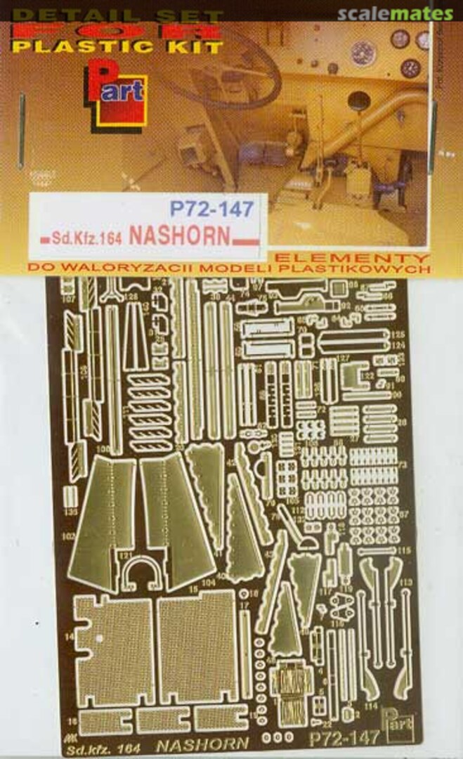 Boxart Sd.Kfz.164 Nashorn P72-147 Part