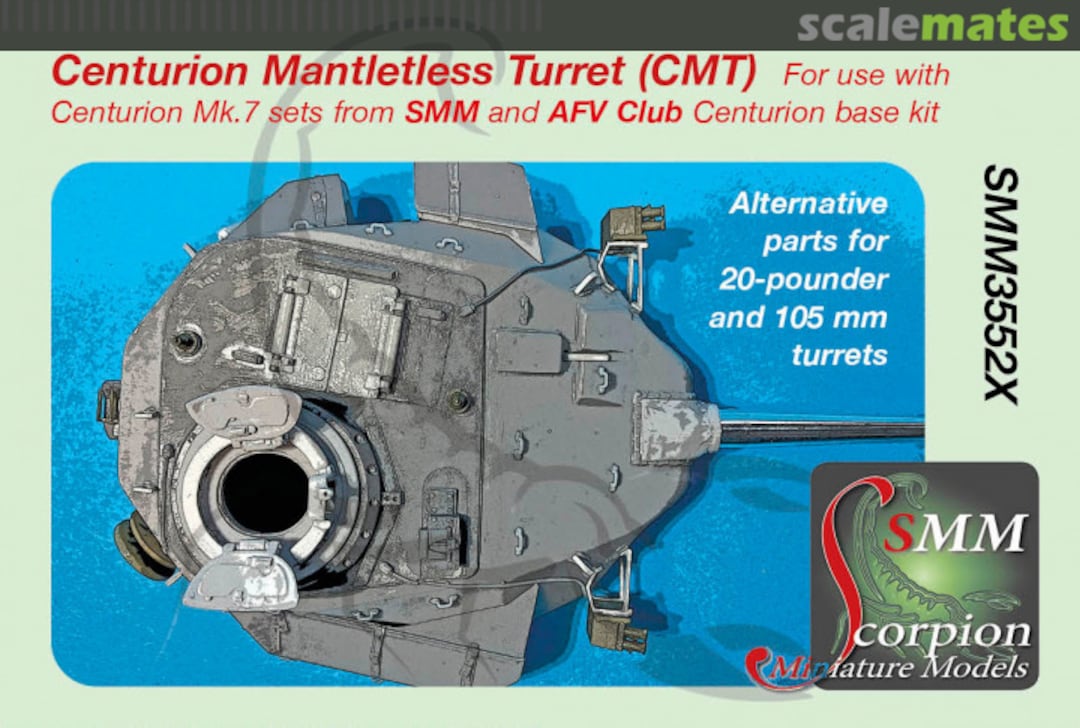 Boxart Centurion Mantletless Turret (CMT) SMM3552X Scorpion Miniature Models