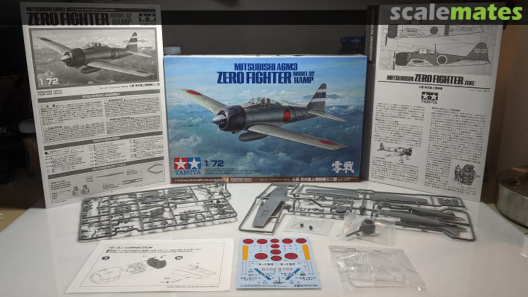 Contents Mitsubishi A6M3 Zero Fighter 60784 Tamiya