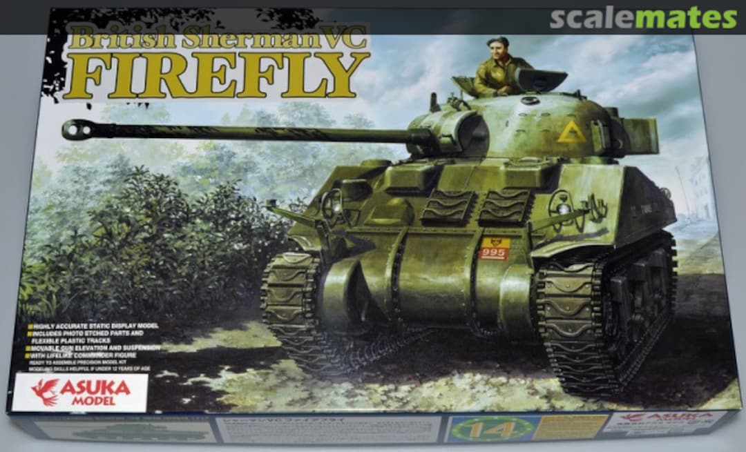 Boxart Sherman VC Firefly 35-009 ASUKA Model