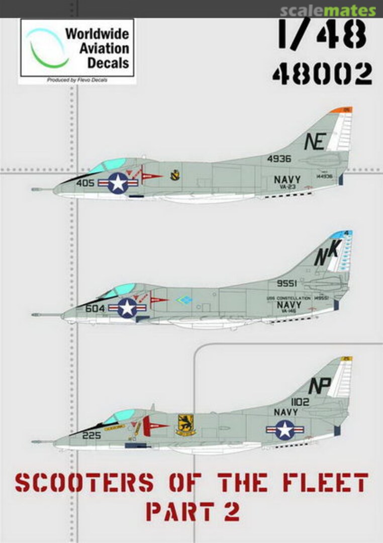 Boxart Scooters of the Fleet part 2 48002 Worldwide Aviation Decals