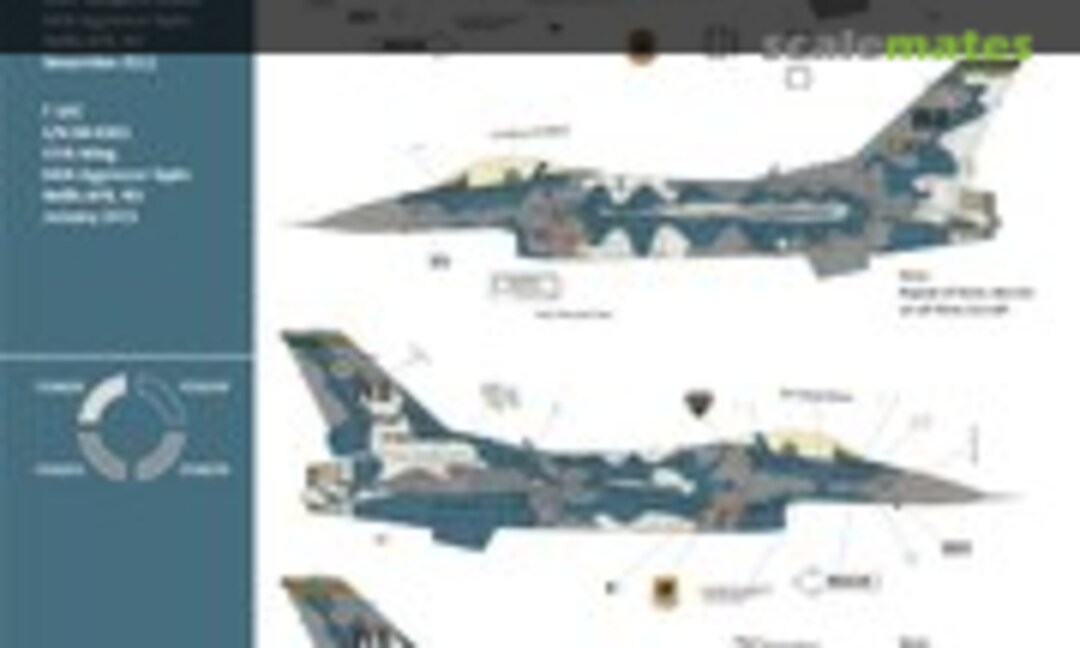 1:48 F-16C Blizzard Aggressors (TwoBobs Aviation Graphics 48-251)