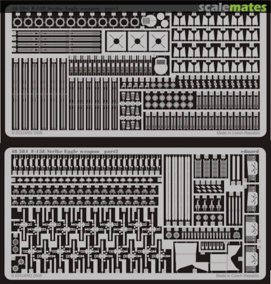 Boxart F-15E weapon 48584 Eduard