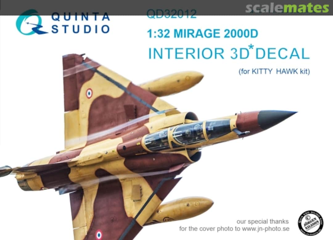 Boxart Mirage 2000D Interior 3D decals QD32012 Quinta Studio