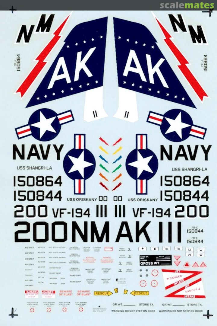 Boxart F-8E/J Crusader 48-0222 Microscale