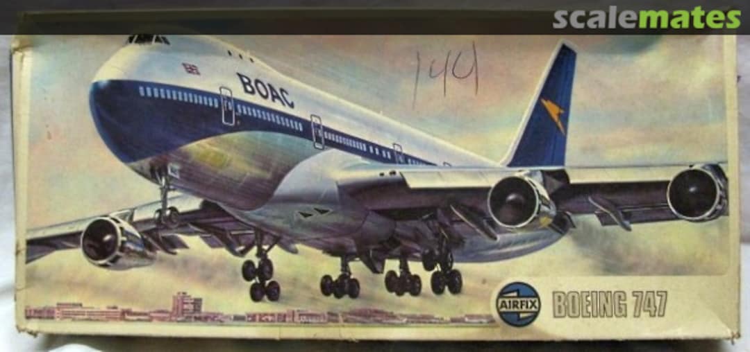 Boxart Boeing 747 08170-2 Airfix