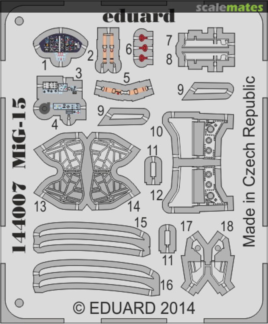 Boxart MiG-15 144007 Eduard