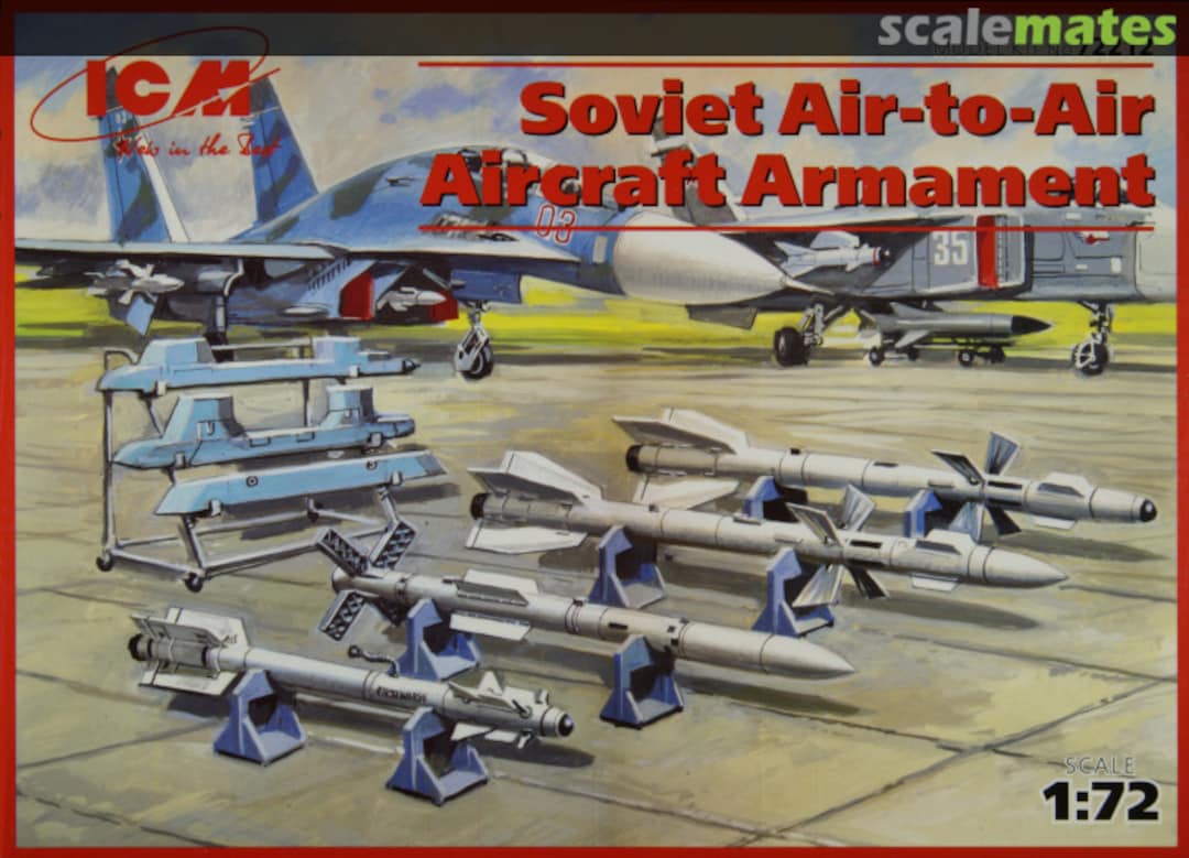 Boxart Soviet Air-to-Air Aircraft armament 72212 ICM